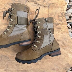 Sorel Ankle Boots in Brown and Gray